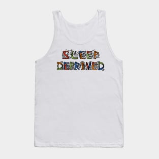 Sleep deprived pop art Tank Top